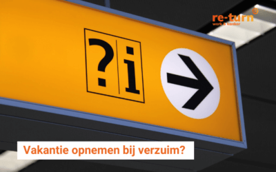 Vakantie opnemen bij verzuim?